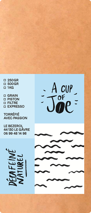 Paquet de café Décaféiné Naturel