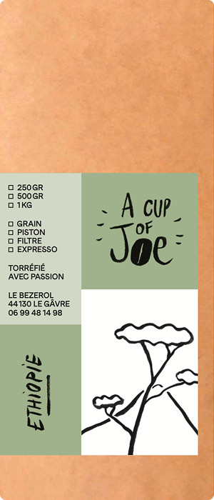 Paquet de café Éthiopie